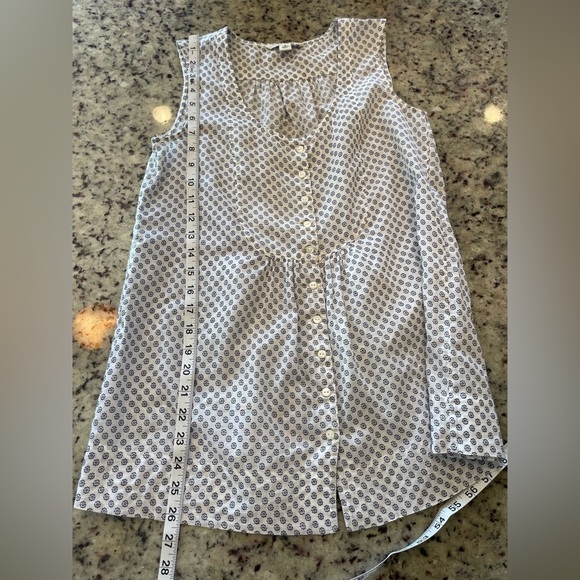 Women’s 100% cotton made in India button up sleeveless top size S - Picture 5 of 6